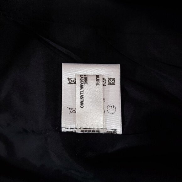 Escada Womens Size 36 Black Floral Two Button Notch Lapel Wool Blazer Jacket - Picture 14 of 16